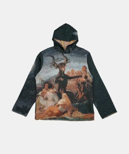 Witches Sabbath Goya Tapestry Hoodie